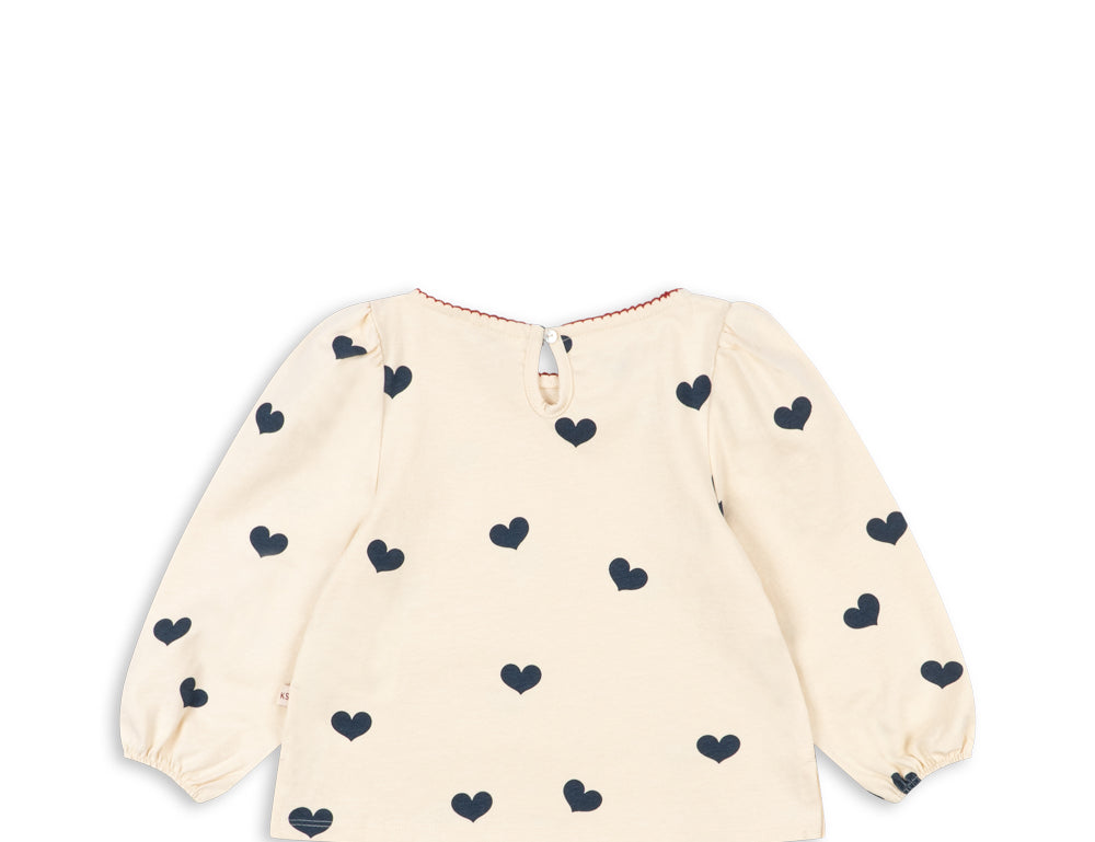 Konges Sløjd A/S JERSEY BLOUSES cuore tricolore