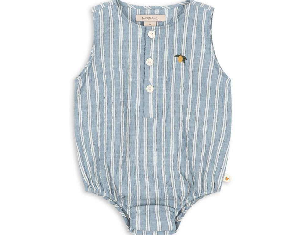 Konges Sløjd A/S WOVEN ROMPERS & JUMPSUITS trio bleu stripe