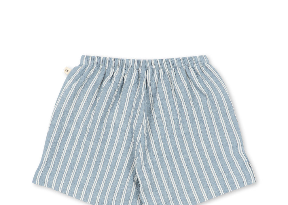 Konges Sløjd A/S WOVEN SHORTS & BLOOMERS trio bleu stripe