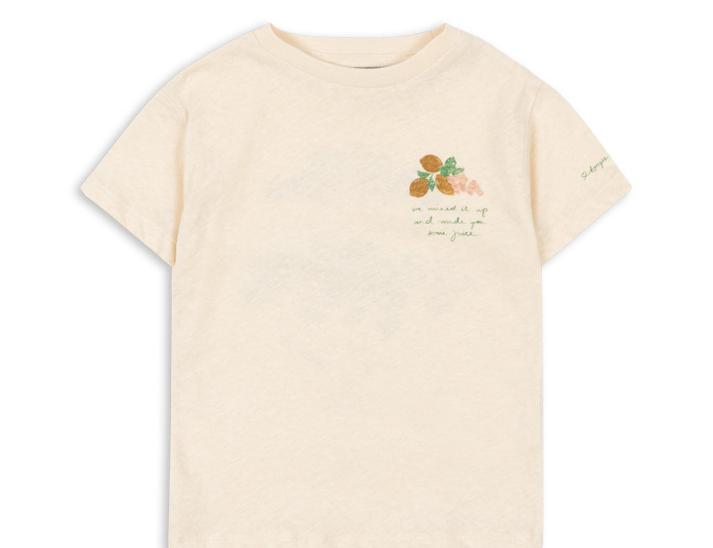 Konges Sløjd A/S JERSEY T-SHIRTS buttercream/juicy