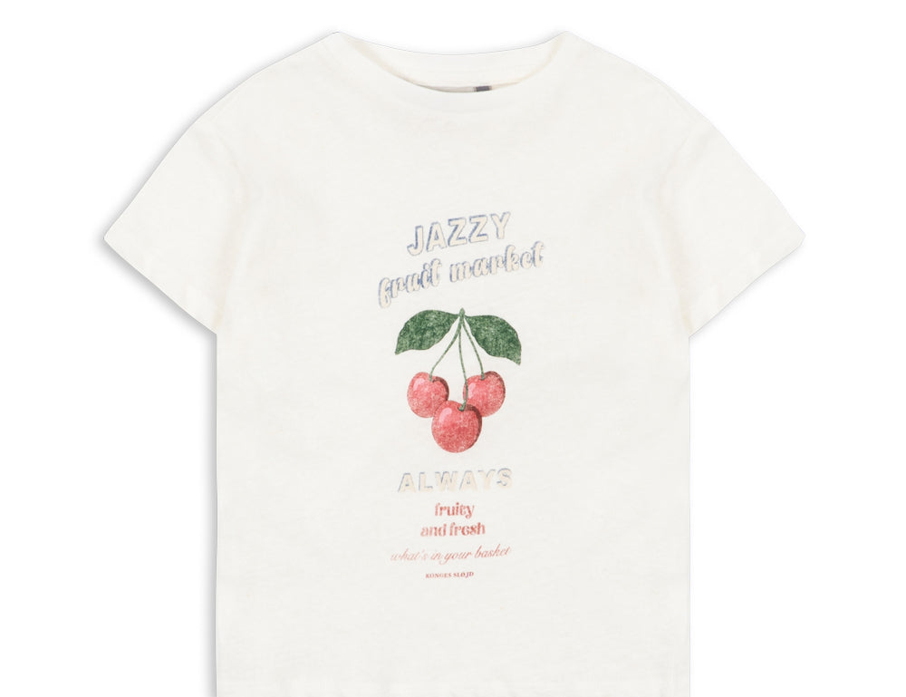 Konges Sløjd A/S JERSEY T-SHIRTS off white/jazzy