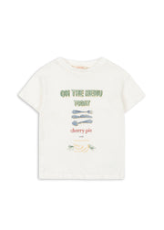 Konges Sløjd A/S JERSEY T-SHIRTS off white/on the menu