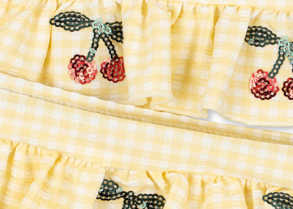 Konges Sløjd A/S BIKINIS banana almond check