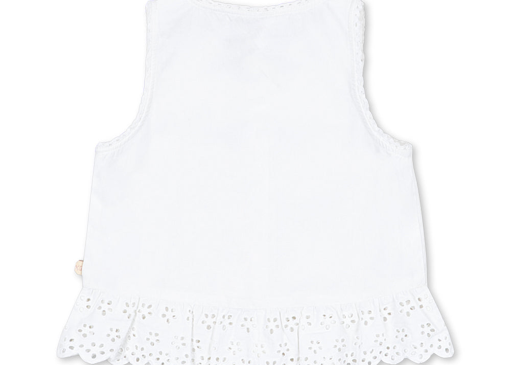 Konges Sløjd A/S WOVEN SHORT SLEEVE SHIRTS bright white