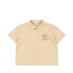 Konges Sløjd A/S WOVEN SHORT SLEEVE SHIRTS sea mist