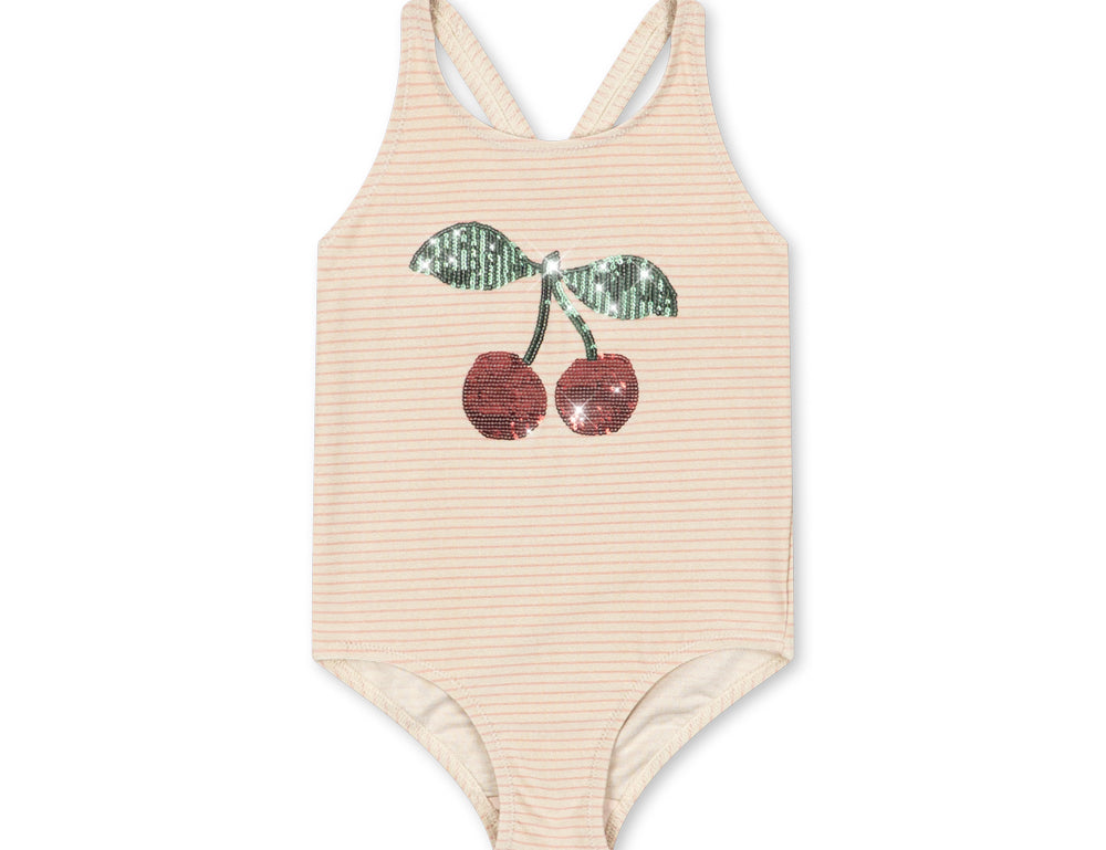 Konges Sløjd A/S SWIMSUITS rose stripe