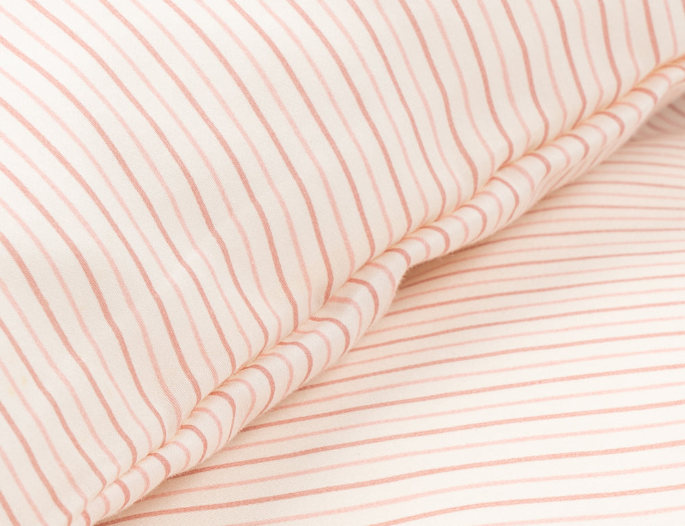 Konges Sløjd A/S JUNIOR BEDDING stripie petite rose