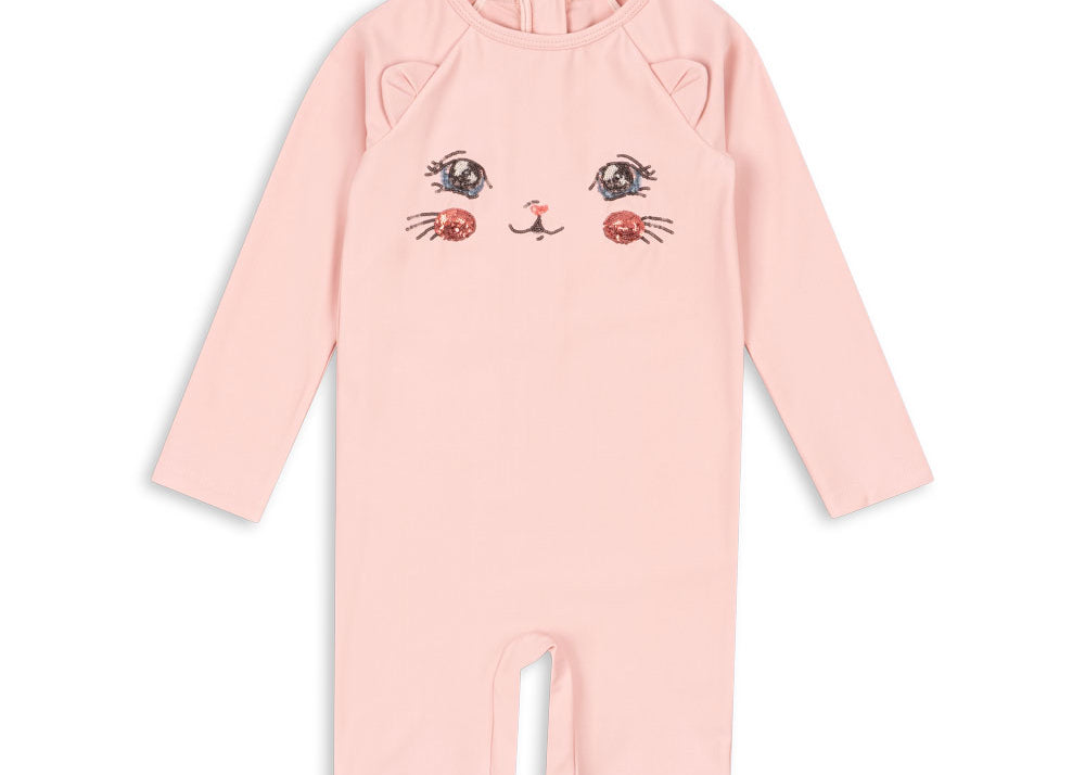 Konges Sløjd A/S Uv-Onesies powder pink