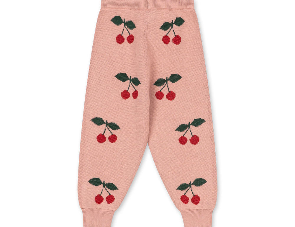 Konges Sløjd A/S KNITTED PANTS cherry