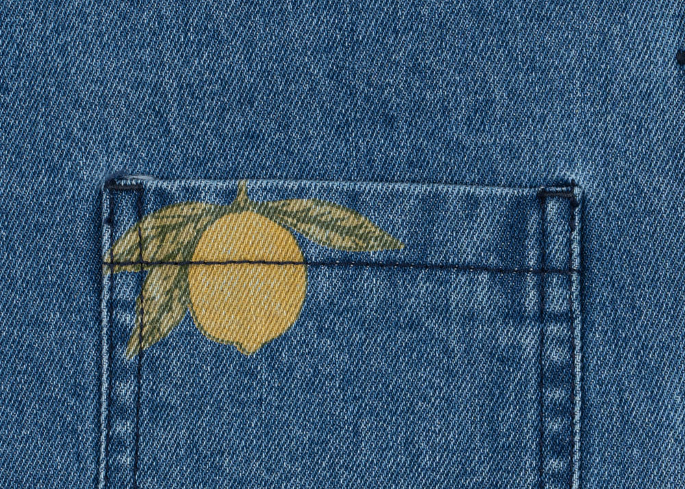 Konges Sløjd A/S Geweven Jacks En Vesten lemon denim