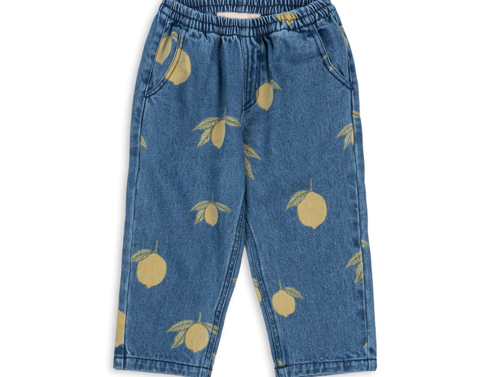 Konges Sløjd A/S WOVEN PANTS lemon denim
