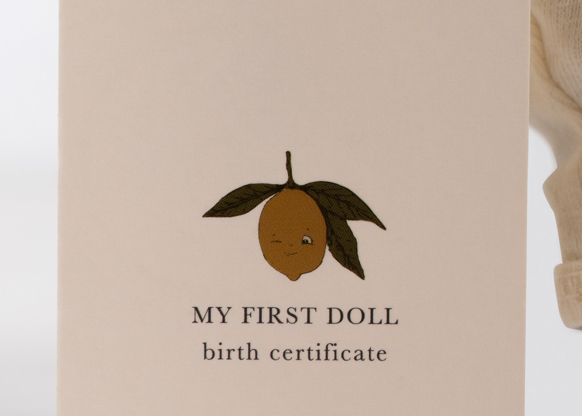 Konges Sløjd A/S DOLLS lemon