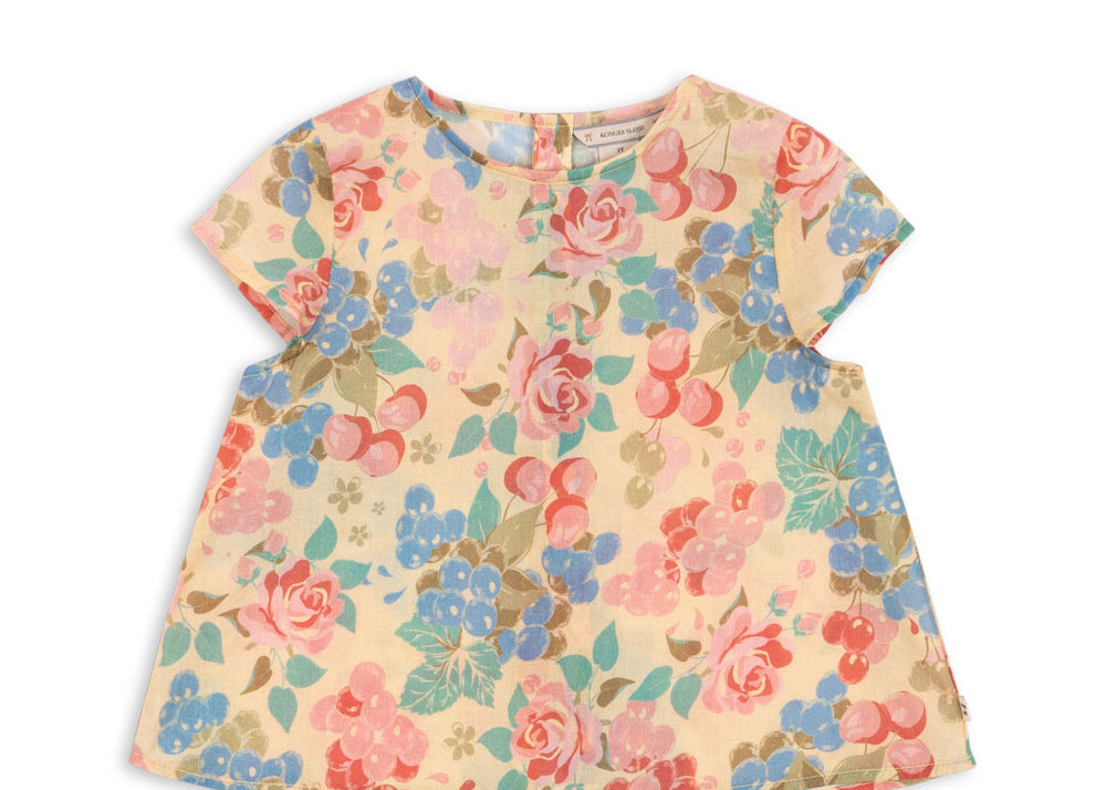 Konges Sløjd A/S WOVEN SHORT SLEEVE SHIRTS bloomiegrape