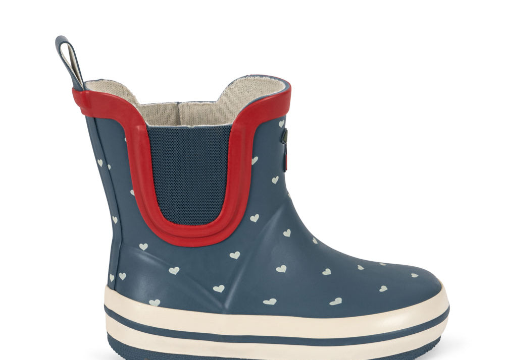 Konges Sløjd A/S Rubberlaarzen heart blues