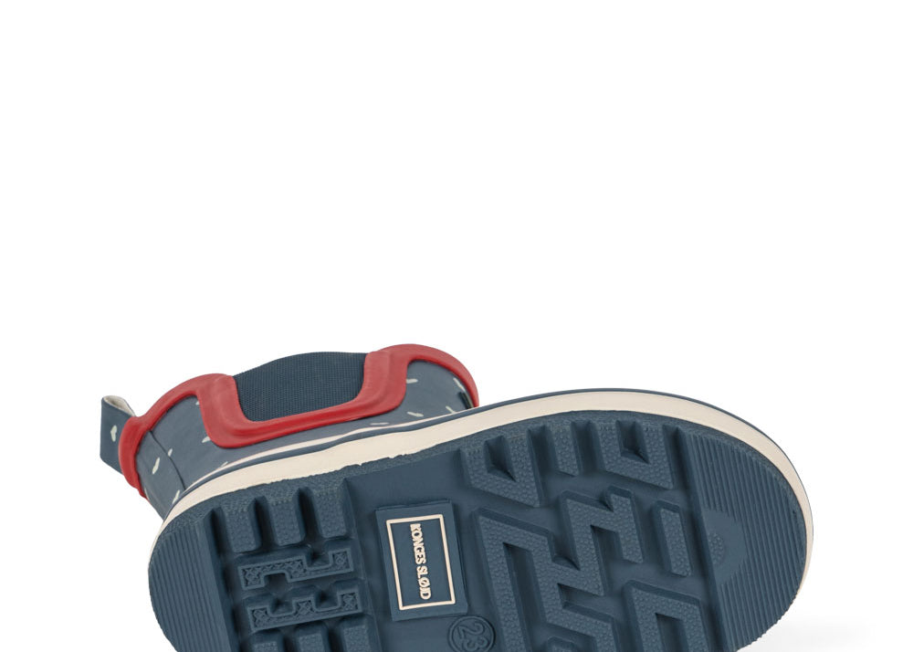 Konges Sløjd A/S Rubberlaarzen heart blues