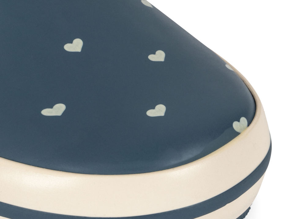 Konges Sløjd A/S Rubberlaarzen heart blues