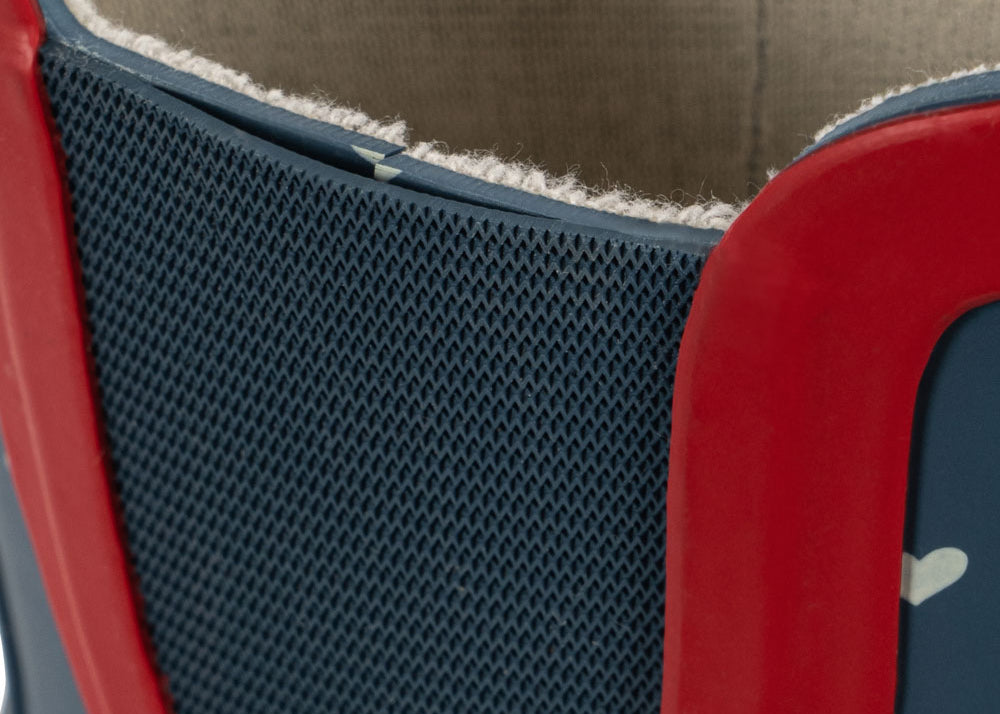 Konges Sløjd A/S Rubberlaarzen heart blues