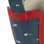 Konges Sløjd A/S Rubberlaarzen heart blues