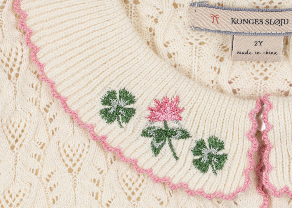 Konges Sløjd A/S Gebreide Cardigans off white