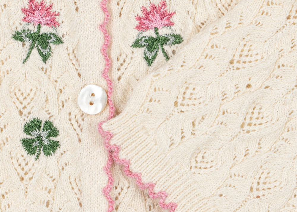 Konges Sløjd A/S Gebreide Cardigans off white