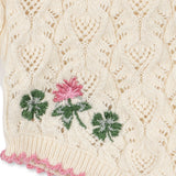 Konges Sløjd A/S Gebreide Shorts En Pofbroeken off white