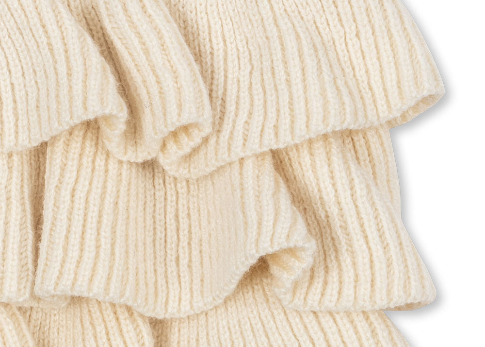 Konges Sløjd A/S Gebreide Shorts En Pofbroeken off white