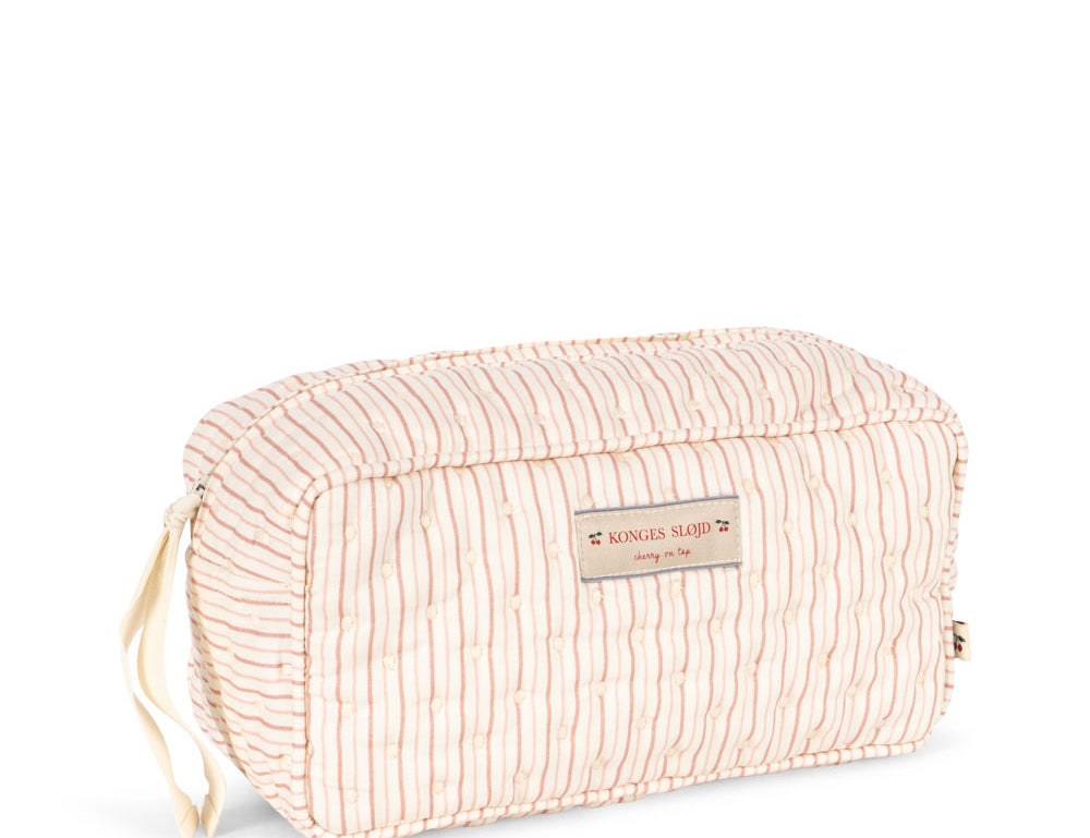 Konges Sløjd A/S TOILETRY BAGS stripie petite rose