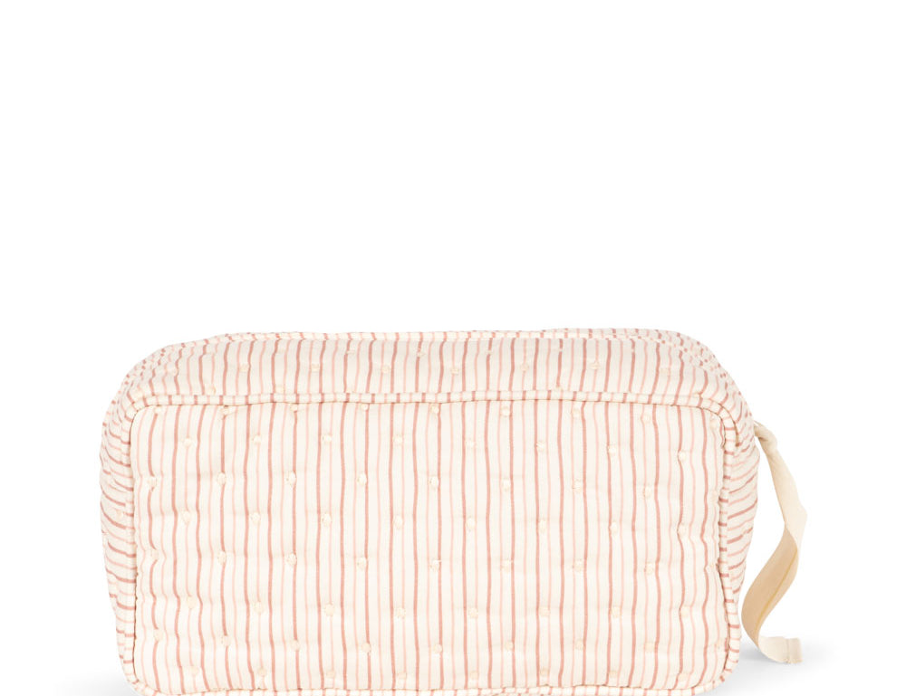 Konges Sløjd A/S TOILETRY BAGS stripie petite rose