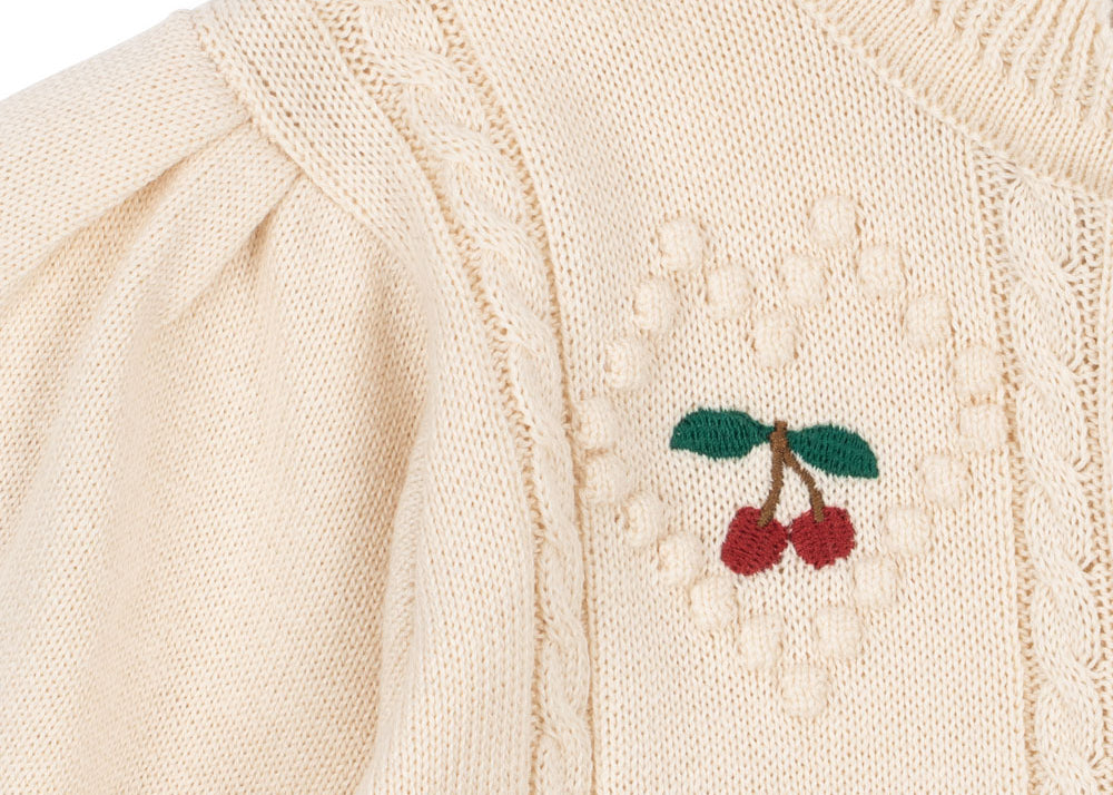 Konges Sløjd A/S Gebreide Cardigans pearled ivory