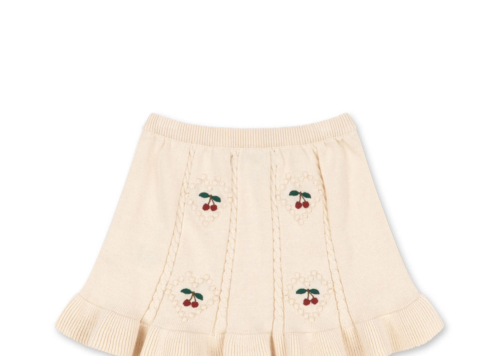 Konges Sløjd A/S Rokjes - Gebreide pearled ivory