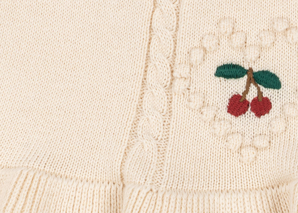 Konges Sløjd A/S Rokjes - Gebreide pearled ivory