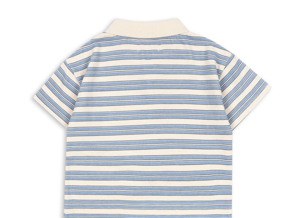 Konges Sløjd A/S Jersey T-Shirts stripe ciel