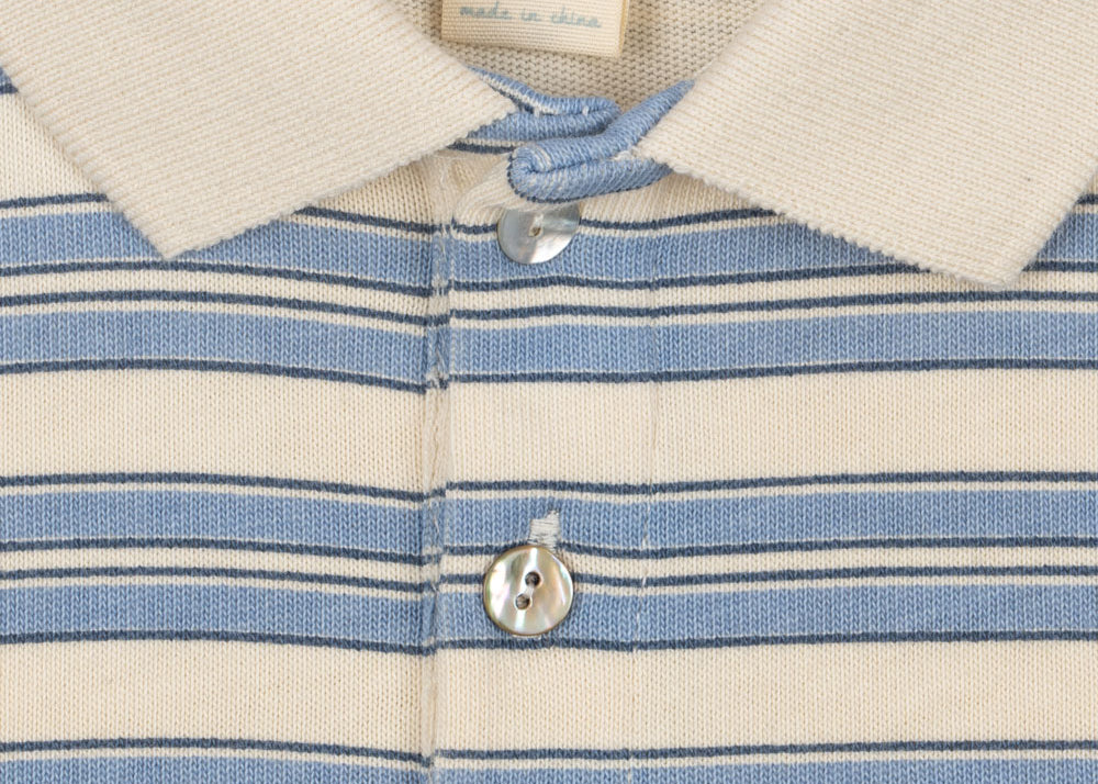 Konges Sløjd A/S Jersey T-Shirts stripe ciel