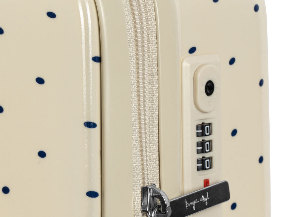 Konges Sløjd A/S Reiskoffer navy dot