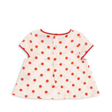 Konges Sløjd A/S WOVEN SHORT SLEEVE SHIRTS red dot