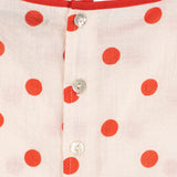 Konges Sløjd A/S WOVEN SHORT SLEEVE SHIRTS red dot