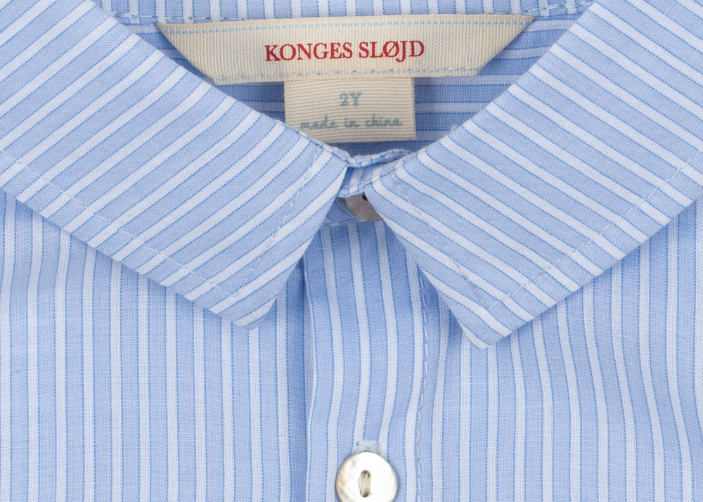 Konges Sløjd A/S Geweven Shirts blue stripe