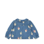 Konges Sløjd A/S Geweven Jacks En Vesten bow kitty denim