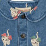 Konges Sløjd A/S Geweven Jacks En Vesten bow kitty denim