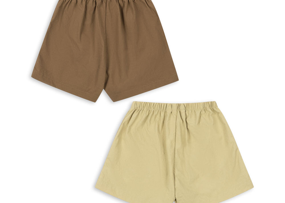 Konges Sløjd A/S WOVEN SHORTS & BLOOMERS pale olive green/ermine