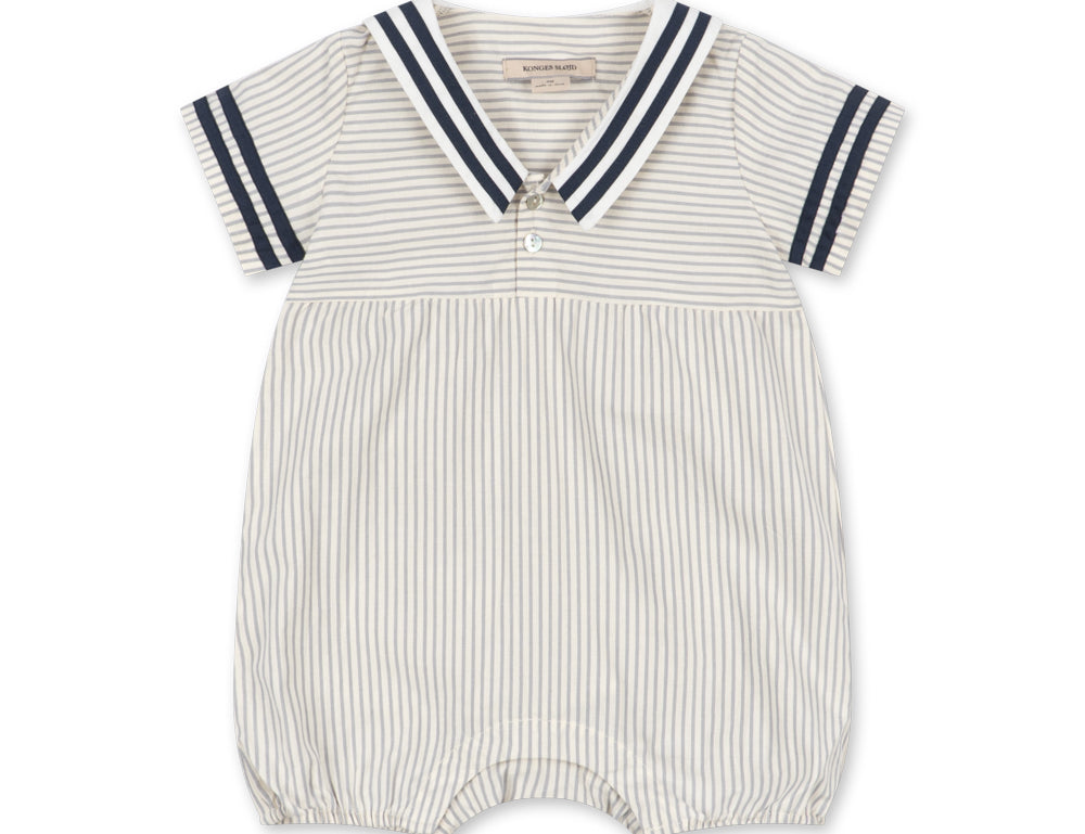 Konges Sløjd A/S WOVEN ROMPERS & JUMPSUITS bleu stripe