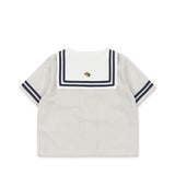 Konges Sløjd A/S WOVEN SHORT SLEEVE SHIRTS bleu stripe
