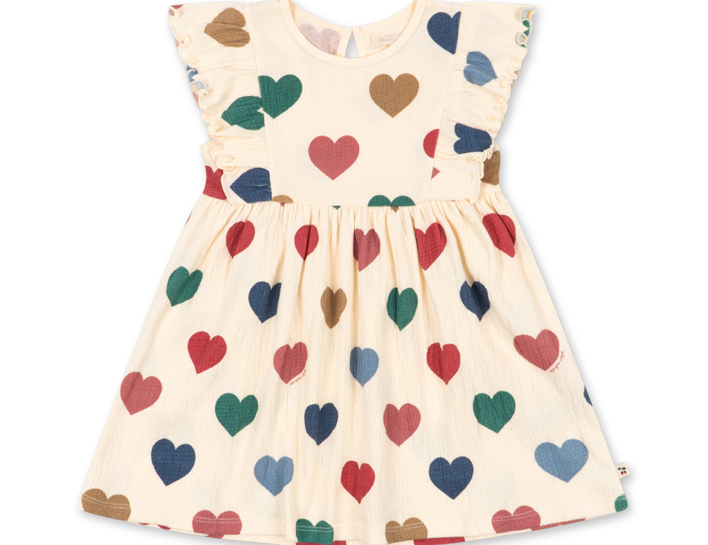 Konges Sløjd A/S JERSEY DRESSES bon coeur coloré