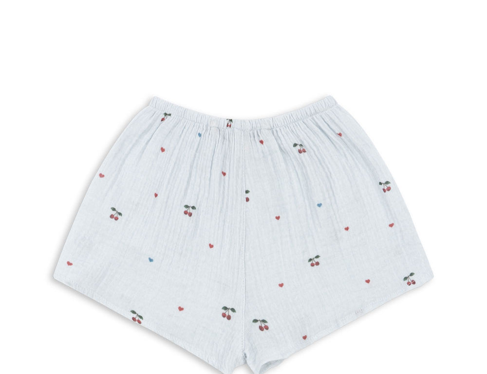 Konges Sløjd A/S WOVEN SHORTS & BLOOMERS cherry blue coeur