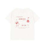 Konges Sløjd A/S JERSEY T-SHIRTS off white/lifeguard service