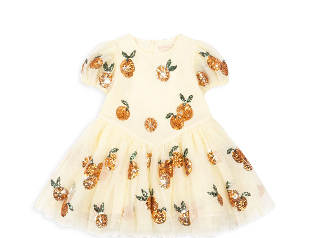 Konges Sløjd A/S WOVEN DRESSES arancia sequin