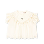 Konges Sløjd A/S WOVEN SHORT SLEEVE SHIRTS antique white