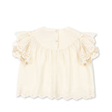 Konges Sløjd A/S WOVEN SHORT SLEEVE SHIRTS antique white