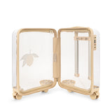 Konges Sløjd A/S TRAVEL SUITCASE lemon transparent