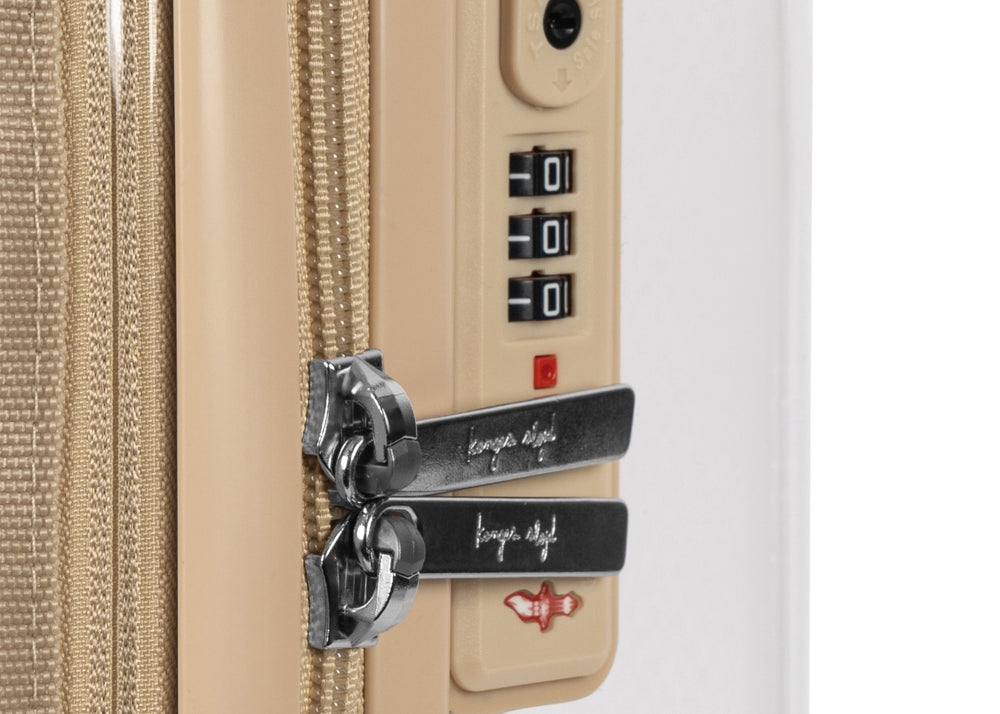 Konges Sløjd A/S TRAVEL SUITCASE lemon transparent